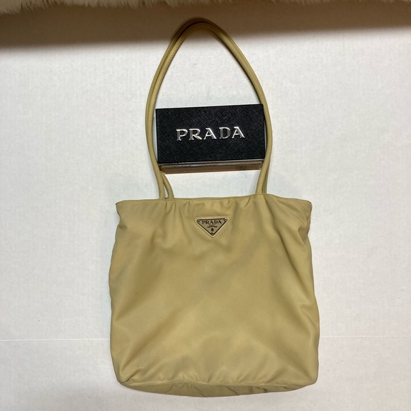 prada tan purse